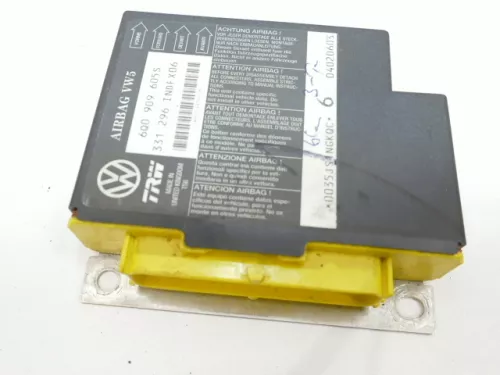 VW Polo 9N Ibiza Steuergerät Airbag Airbagsteuergerät 6Q0909605S Index 06 Fabia