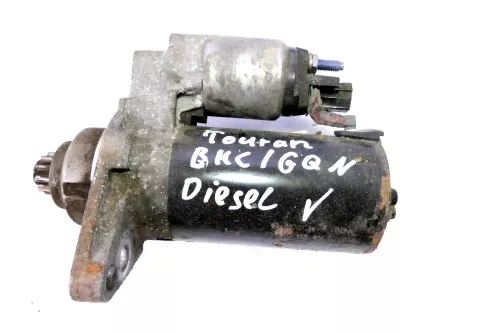 Touran Anlasser Starter 02M911023R 1,9 TDI BKC Motor 77kw für 6 Gang Getriebe ##