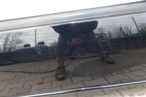 VW Lupo Seat Arosa Tür vorne rechts Beifahrertür schwarz L041 ohne Anbauteile (101773)