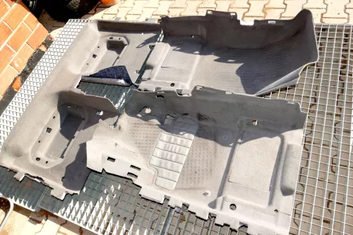 VW Touran Teppich Innenraumteppich Innen Bodenbelag 1T1863367D 9G2 grau