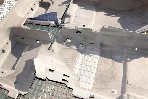 VW Touran Teppich Innenraumteppich Innen Bodenbelag 1T1863367D 9G2 grau (101806)