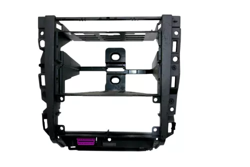 VW Golf 4 Bora Mittelkonsole Verkleidung um Radio schwarz 1J1858069F paar Kratze