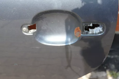 VW Passat 3B 3BG Kombi Variant Tür hinten links grau LC7V (102241)