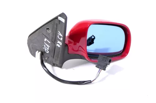 VW Bora Golf 4 elektrischer Spiegel Außenspiegel rechts rot LY3D mit Glas (102864)