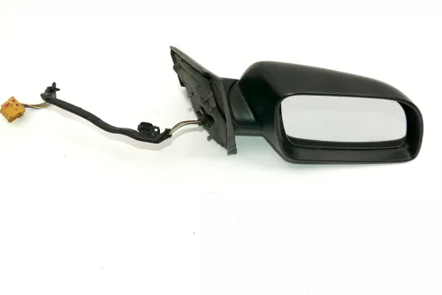 Polo 9N 9N3 elektrischer Spiegel Außenspiegel rechts vorne schwarz matt unlack