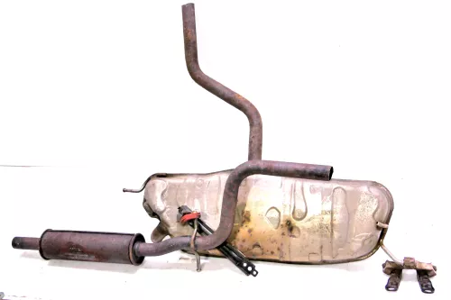 VW Golf 5 V Auspuff Endschalldämpfer hinten 1,4 BUD Motor 59kw 80PS Mittelscha