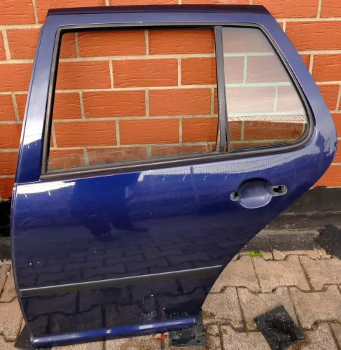 VW Golf 4 Limousine Tür hinten links blau LB5N (KEINkombi) 76,00 ---