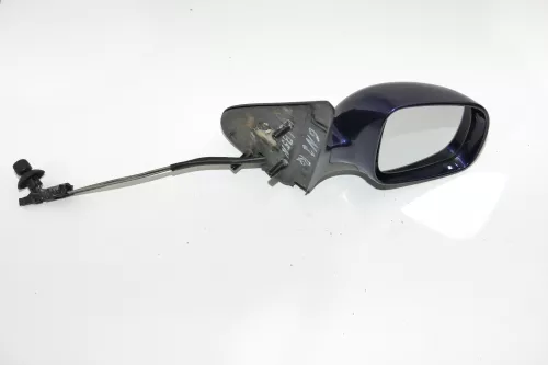VW Polo 6N2 manueller Spiegel Außenspiegel rechts außen blau LB5N (103352)