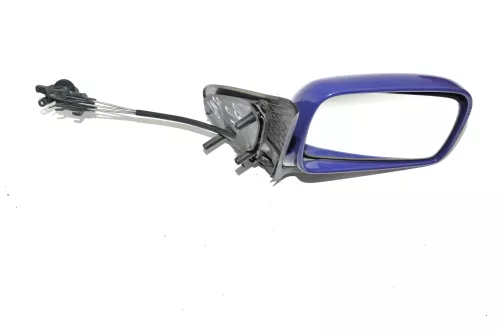 VW Polo 6N manueller manuell Spiegel Außenspiegel rechts mit Glas blau LD5D 1033 (103387)