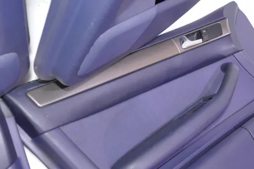 Audi A6 4B Bj.1998 Türverkleidung Verkleidung Tür vorne+hinten blau royalblau (103448)
