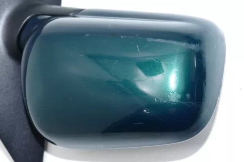 VW Polo 6N manueller mechanischer Spiegel Außenspiegel rechts Glas grün LC6P (103707)