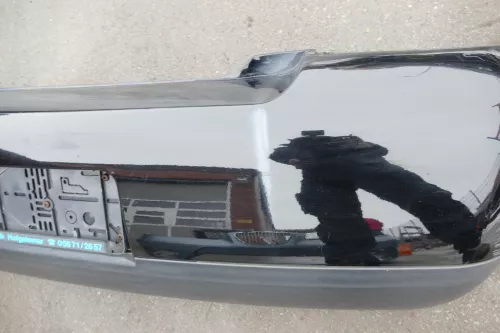 VW Lupo Stoßstange hinten Heckstoßstange Stoßfänger schwarz L041 (103833)