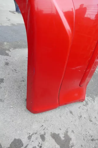 VW Bora Limousine Stoßstange hinten Heckstoßstange rot LP3G Oettinger Heckansatz (103950)