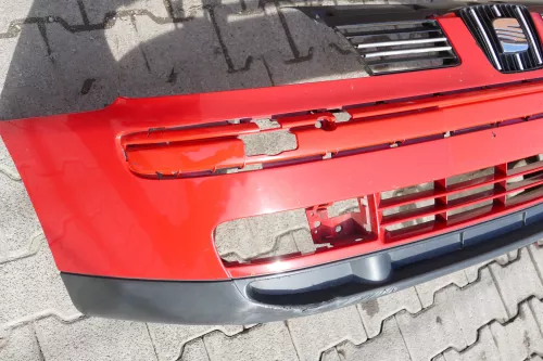 Seat Ibiza 6K Stoßstange Frontstoßstange vorne rot Faceliftmodell (ab ca. 1999) (104546)
