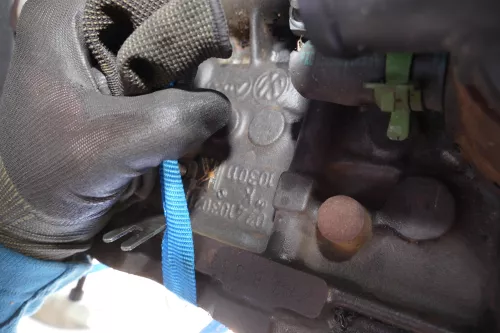 VW T4 Motorblock Motor ohne Kolben 2,4 D 57kw 68PS ca.158.000km  AAB (104658)