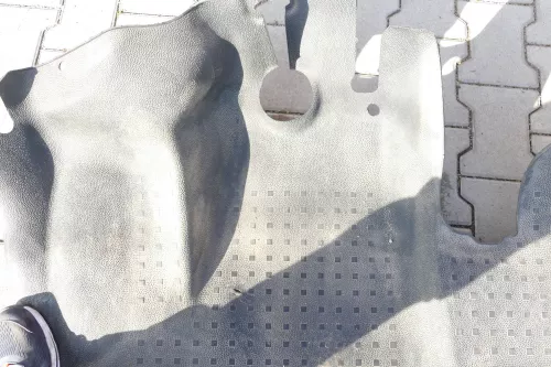 VW T5 Teppich Innenraumteppich Innen Boden Beodenbelag vorne Gummi Vorne (104694)