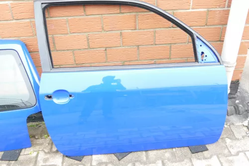 VW Lupo Seat Arosa Tür vorne rechts Beifahrertür blau LW5Z ohne Anbauteile