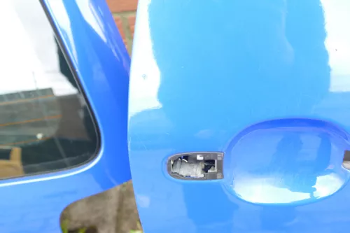 VW Lupo Seat Arosa Tür vorne rechts Beifahrertür blau LW5Z ohne Anbauteile (105286)