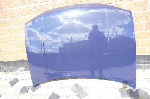 VW Golf 4 Motorhaube Haube Klappe vorne blau LA5G (105325)