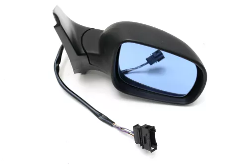 VW Golf 4 Bora elektrischer Spiegel vorne rechts Außenspiegel schwarz matt +Glas