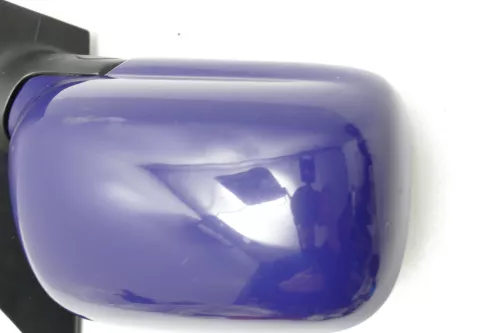 VW Polo 6N manueller manuell Spiegel Außenspiegel rechts mit Glas blau LD5D (105450)