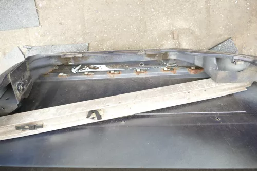 Audi A6 4B C5 Tür Türblatt hinten links grau blau LY5X Facelift abEnde2002 (105997)