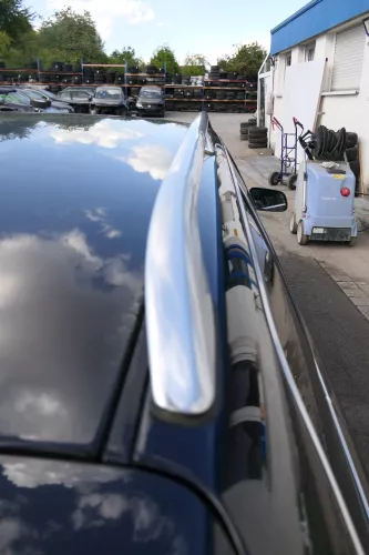 Audi A6 4B Dachreling Dach Chrom silber beide rechts und links Reling (106624)