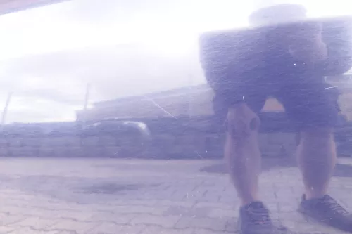 Audi A6 4B C5 Tür Türblatt hinten links blau LY5K ohne Anbauteile (106716)