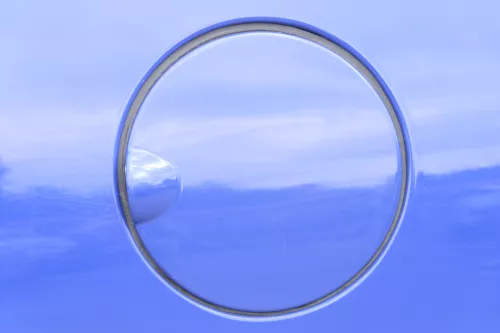 VW Polo 6N2 6N Tankdeckel Deckel Tank Tankverschluß blau LA5C (107056)