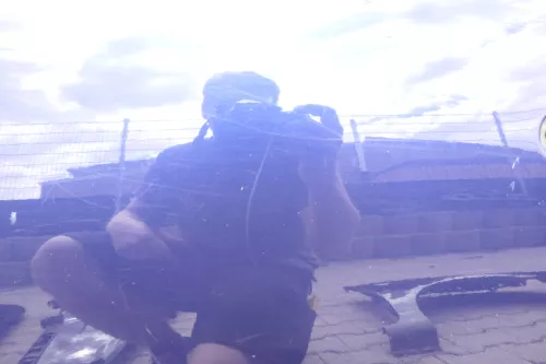 VW Passat 3B 3BG Kombi Variant Tür hinten links blau LB5N (107127)