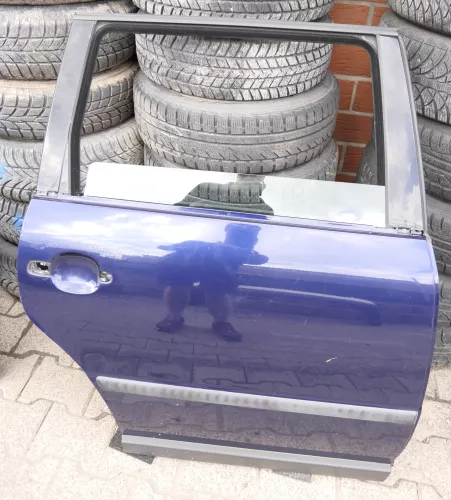 VW Passat 3B 3BG Kombi Variant Tür hinten rechts blau LB5N
