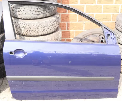 VW Polo 9N 9N3 Tür vorne rechts Beifahrertür blau LB5N 2/3-Türer