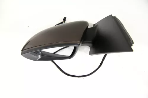 VW Polo 6R elektrischer Spiegel Außenspiegel links außen braun LH8Z