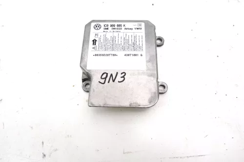 VW Polo 9N 9N3 Steuergerät Airbag Airbagsteuergerät 1C0909605K Index 10 Fabia