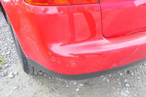 VW Touran 1T Stoßstange hinten Heckstoßstange Stoßfänger rot LY3D (107644)