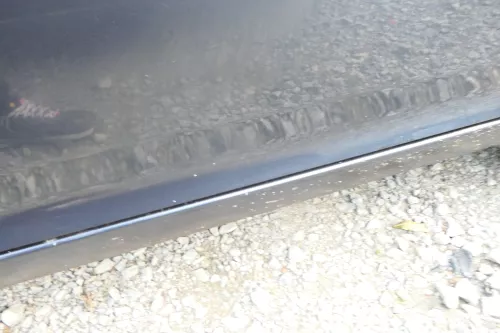 VW Golf 5 1K Tür vorne rechts Beifahrertür grau blau LC5F- ohne Anbauteile (107841)