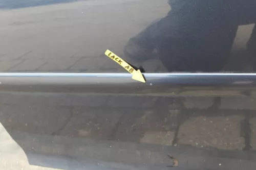 VW Golf 5 1K Tür vorne rechts Beifahrertür grau blau LC5F- ohne Anbauteile (107841)