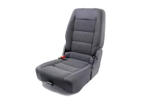 VW Touran Sitz hinten links anthrazit (hinterm Fahrersitz) Rücksitz - 107921 (107921)