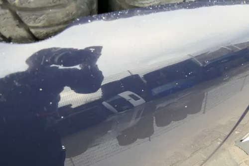 VW Golf 4 Motorhaube Haube Klappe vorne blau LA5G Frontklappe (108527)