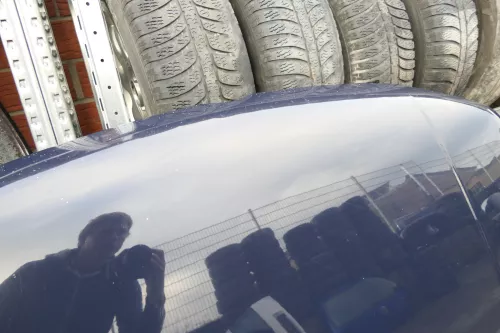 VW Golf 4 Motorhaube Haube Klappe vorne blau LA5G Frontklappe (108527)