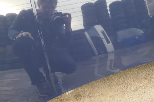 VW Golf 4 Motorhaube Haube Klappe vorne blau LA5G Frontklappe (108527)