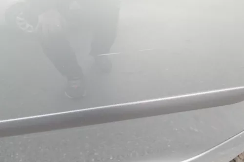 VW Golf 5 V 1K Tür Türrahmen hinten links 4/5-Türer grau LA6Q mit der Scheibe (108545)