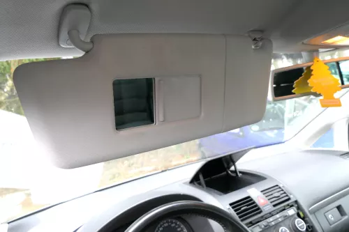 VW Touran 1T Sonnenblenden Sonnenblende grau links 1T0857551F