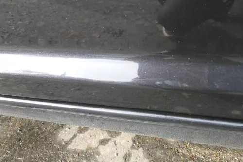 VW Touran 1T 1T3 Tür hinten links schwarz LC9Z mit Scheibe (108752)