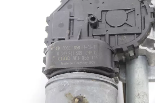Audi A4 B6 B7 8E Wischermotor Wischer Motor mit Gestänge 8E1955119 vorn (109074)