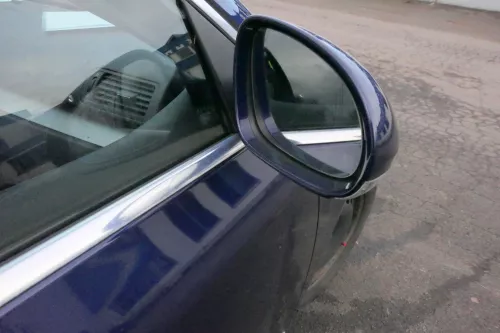 VW Passat 3C elektrischer Spiegel Außenspiegel rechts m.Glas Blinke blau LD5Q (109284)