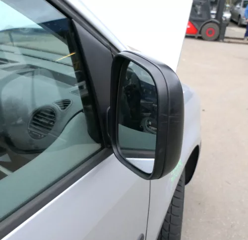 VW Caddy 2K elektrischer Spiegel Außenspiegel beheizt rechts schwarz original (109329)