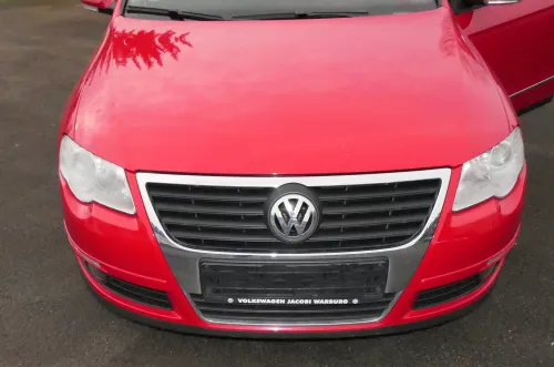 VW Passat 3C Motorhaube Klappe vorne vorn Haube rot L3YD