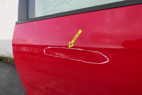 VW Passat 3C Kombi Variant Tür hinten links rot LY3D (109415)