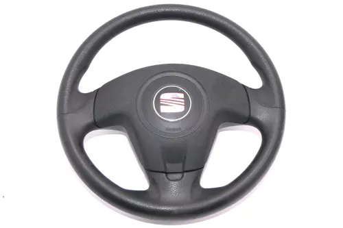 Seat Ibiza 6L Lenkrad 3-Speichen 6L0419091R Airbaglenkrad Airbag